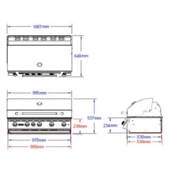 Gasgrill Bull BBQ Brahma Built-In 9 Gasgrill Bull BBQ Brahma Built-In -Angebote Morsø Store Brahma Built In Spec Sheet 900x900