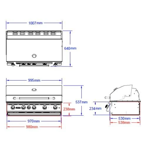 Gasgrill Bull BBQ Brahma Built-In 5 Gasgrill Bull BBQ Brahma Built-In – Bild 5