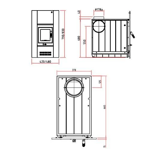 Kachelofeneinsatz Olsberg Concept 12 | 12 KW 3 Kachelofeneinsatz Olsberg Concept 12 | 12 KW – Bild 3