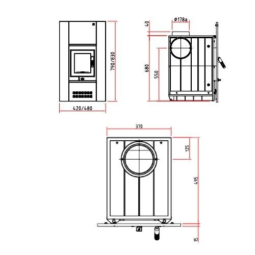 Kachelofeneinsatz Olsberg Concept 9 | 9 KW 3 Kachelofeneinsatz Olsberg Concept 9 | 9 KW – Bild 3