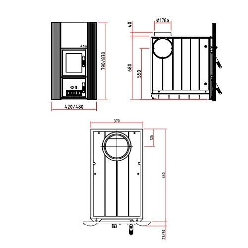 Kachelofeneinsatz Olsberg Creation 11 | 11 KW 3 Kachelofeneinsatz Olsberg Creation 11 | 11 KW – Bild 3