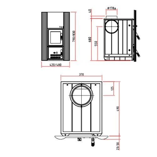 Kachelofeneinsatz Olsberg Creation 9 | 9 KW 3 Kachelofeneinsatz Olsberg Creation 9 | 9 KW – Bild 3