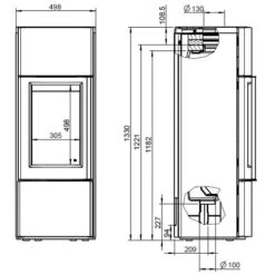 Kaminofen Leda Delta Plus 6 KW Speicherofen 11 Kaminofen Leda Delta Plus 6 KW Speicherofen -Angebote Morsø Store DELTA plus techn 900x900