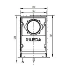 Kachelofeneinsatz Leda Diamant H10 7/9 KW 13 Kachelofeneinsatz Leda Diamant H10 7/9 KW -Angebote Morsø Store DIAMANT H10 techn 2 900x900