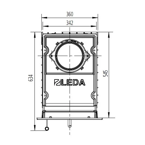 Kachelofeneinsatz Leda Diamant H10 7/9 KW 7 Kachelofeneinsatz Leda Diamant H10 7/9 KW – Bild 7
