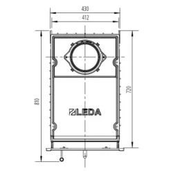 Kachelofeneinsatz Leda Diamant H13 11 KW 7 Kachelofeneinsatz Leda Diamant H13 11 KW -Angebote Morsø Store DIAMANT H13 techn 2 900x900