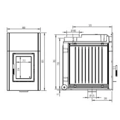 Kachelofeneinsatz Leda Diamant H13 11 KW 6 Kachelofeneinsatz Leda Diamant H13 11 KW -Angebote Morsø Store DIAMANT H13 techn 900x900