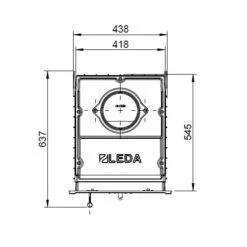Kachelofeneinsatz Leda Diamant H20 10 KW 7 Kachelofeneinsatz Leda Diamant H20 10 KW -Angebote Morsø Store DIAMANT H20 techn 2 900x900