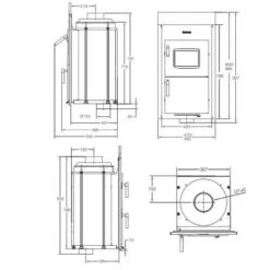 Kachelofeneinsatz Buderus Logaflame HLS117 8 KW -Angebote Morsø Store Heizeinsatz Buderus Logaflame HLS117 teh 900x900