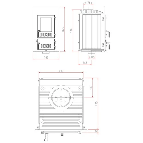 Kachelofeneinsatz Schmid SD 9 E 9 KW 3 Kachelofeneinsatz Schmid SD 9 E 9 KW – Bild 3