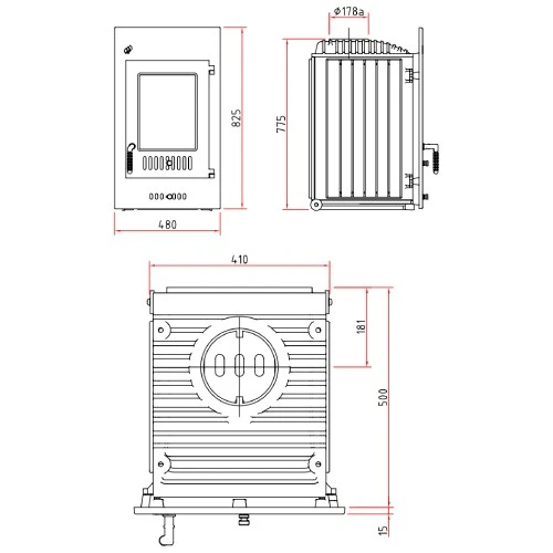 Kachelofeneinsatz Schmid SH 9 D 9 KW 3 Kachelofeneinsatz Schmid SH 9 D 9 KW – Bild 3