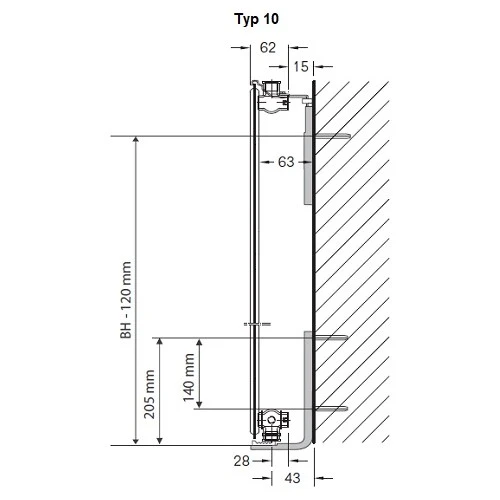 Heizkörper Komplett Set Buderus Logatrend CV-Profil Typ 10 - Flachheizkörper 3 Heizkörper Komplett Set Buderus Logatrend CV-Profil Typ 10 - Flachheizkörper – Bild 3