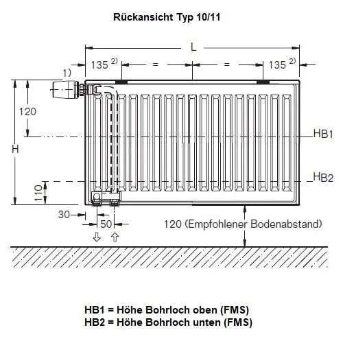 Heizkörper Komplett Set Buderus Logatrend VC-Profil Typ 10 - Flachheizkörper 5 Heizkörper Komplett Set Buderus Logatrend VC-Profil Typ 10 - Flachheizkörper – Bild 5