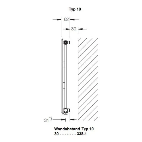 Heizkörper Komplett Set Buderus Logatrend VCM-Profil Typ 10 - Flachheizkörper 4 Heizkörper Komplett Set Buderus Logatrend VCM-Profil Typ 10 - Flachheizkörper – Bild 4