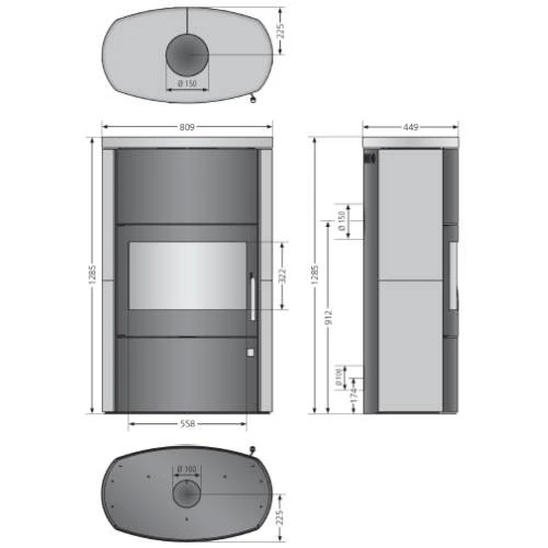 Kaminofen Justus Agero W+ 7 KW Speicherofen 3 Kaminofen Justus Agero W+ 7 KW Speicherofen – Bild 3