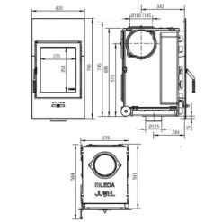 Kachelofeneinsatz Leda Juwel H1 6/7 KW 13 Kachelofeneinsatz Leda Juwel H1 6/7 KW -Angebote Morsø Store JUWEL H1 900x900