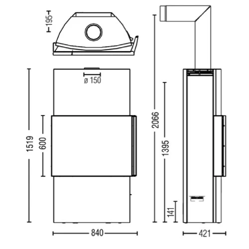 Kaminofen Austroflamm Lounge Xtra 8 KW 7 Kaminofen Austroflamm Lounge Xtra 8 KW – Bild 7