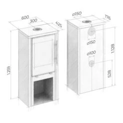 Kaminofen Drooff Imola 8 KW -Angebote Morsø Store Kaminofen Drooff Imola Stein zeichnung 900x900