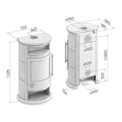 Kaminofen Drooff Varese 3 W 10,5 KW Wasserführend 7 Kaminofen Drooff Varese 3 W 10,5 KW Wasserführend -Angebote Morsø Store Kaminofen Drooff Varese 3 W zeichnung 900x900