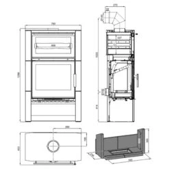Kaminofen Haas Und Sohn LONDON II Easy Back 8 KW -Angebote Morsø Store Kaminofen Haas und Sohn LONDON II easy back tech 900x900