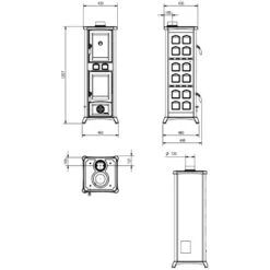 Kaminofen La Nordica Gemma Forno 5.0 - Petra 7,3 KW Mit Backfach -Angebote Morsø Store Kaminofen La Nordica Gemma Forno 5 0 Petra tech 900x900
