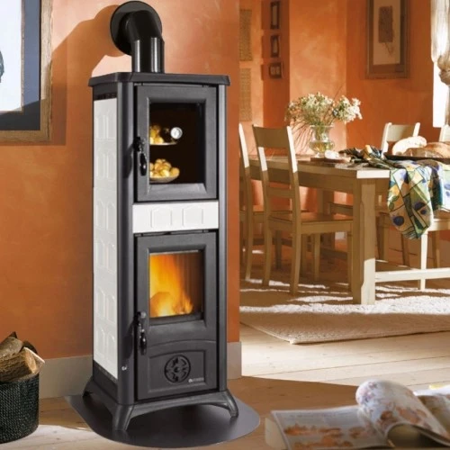 Kaminofen La Nordica Gemma Forno 5.0 - Ceramica 7,3 KW Mit Backfach 2 Kaminofen La Nordica Gemma Forno 5.0 - Ceramica 7,3 KW Mit Backfach – Bild 2