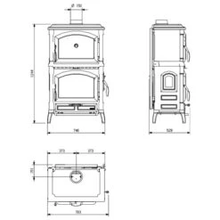 Kaminofen La Nordica Isotta Forno Evo 9,7 KW -Angebote Morsø Store Kaminofen La Nordica Isotta Forno Evo tech 900x900