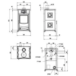 Kaminofen La Nordica TermoRossella Plus Evo DSA 4.0 | 11,1 KW Wasserführend 5 Kaminofen La Nordica TermoRossella Plus Evo DSA 4.0 | 11,1 KW Wasserführend -Angebote Morsø Store Kaminofen La Nordica TermoRossella Plus Evo DSA tech 900x900