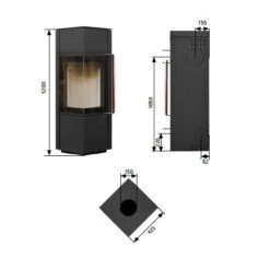 Kaminofen Novaline Canto XS 6 KW 9 Kaminofen Novaline Canto XS 6 KW -Angebote Morsø Store Kaminofen Novaline Canto XS 6kW 900x900