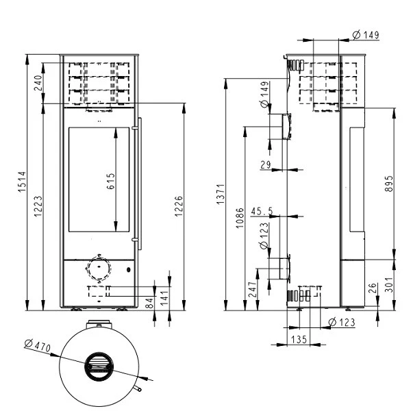 Kaminofen Olsberg Palena PowerBloc! Compact 5 KW 7 Kaminofen Olsberg Palena PowerBloc! Compact 5 KW – Bild 7