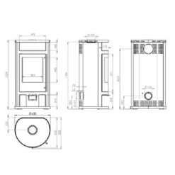 Kaminofen Olsberg Salado Compact 6 KW -Angebote Morsø Store Kaminofen Olsberg Salado Compact tech 900x900