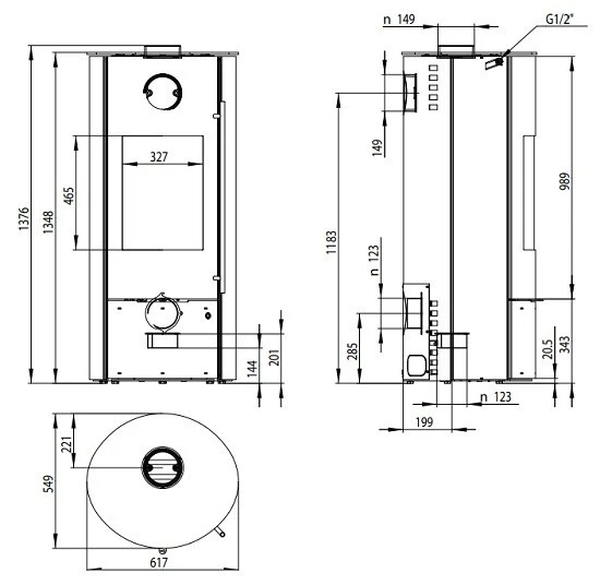 Kaminofen Olsberg Tolima Aqua II Compact 10 KW Wasserführend 3 Kaminofen Olsberg Tolima Aqua II Compact 10 KW Wasserführend – Bild 3