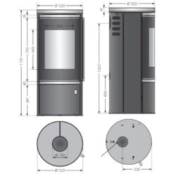 Kaminofen Oranier Arena 2.0 | 7 KW Raumluftunabhängig -Angebote Morsø Store Kaminofen Oranier Arena 2 0 skitzze 900x900