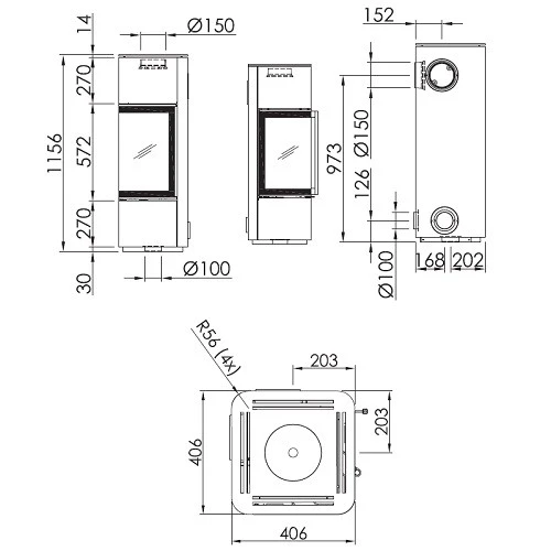 Kaminofen Spartherm Cubo S 5,9 KW 3 Kaminofen Spartherm Cubo S 5,9 KW – Bild 3