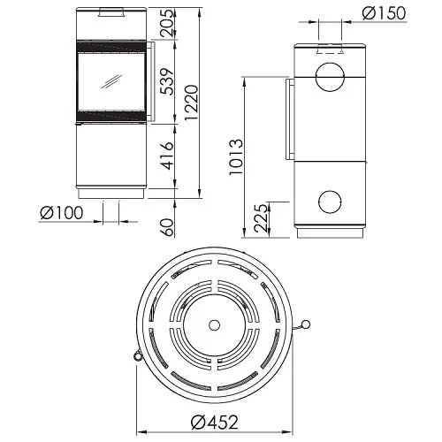 Kaminofen Spartherm Passo XS Style 5,9 KW 3 Kaminofen Spartherm Passo XS Style 5,9 KW – Bild 3