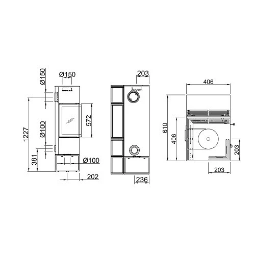 Kaminofen Spartherm Piko Frame Furniture 5,9 KW 3 Kaminofen Spartherm Piko Frame Furniture 5,9 KW – Bild 3