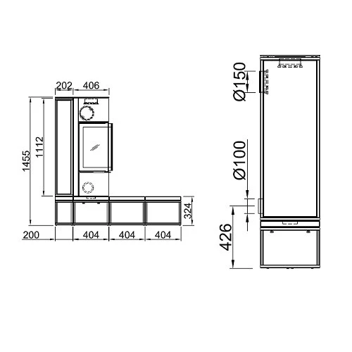 Kaminofen Spartherm Piko Frame Furniture 5,9 KW 4 Kaminofen Spartherm Piko Frame Furniture 5,9 KW – Bild 4