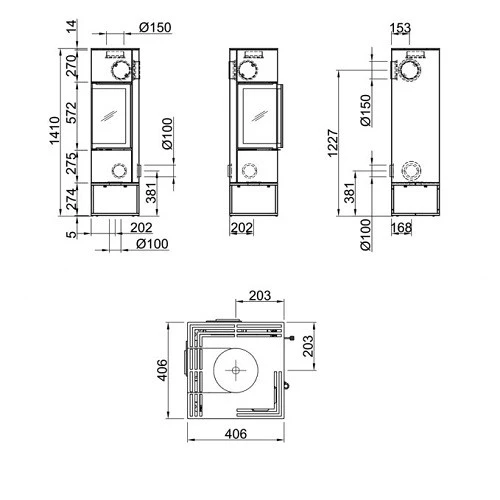 Kaminofen Spartherm Piko Frame Solitär 5,9 KW 3 Kaminofen Spartherm Piko Frame Solitär 5,9 KW – Bild 3
