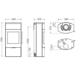 Kaminofen TermaTech TT80 5,5 KW 5 Kaminofen TermaTech TT80 5,5 KW -Angebote Morsø Store Kaminofen TermaTech TT80 teh 900x900