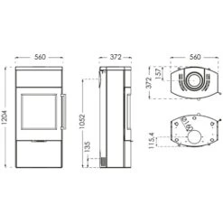 Kaminofen TermaTech TT80S 5,5 KW 5 Kaminofen TermaTech TT80S 5,5 KW -Angebote Morsø Store Kaminofen TermaTech TT80S teh 900x900