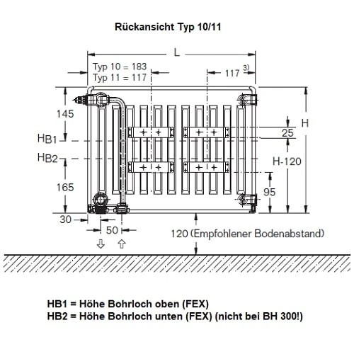 Heizkörper Komplett Set Buderus Logatrend VC-Plan Typ 11 - Flachheizkörper 4 Heizkörper Komplett Set Buderus Logatrend VC-Plan Typ 11 - Flachheizkörper – Bild 4
