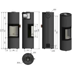 Kaminofen Cera Design Prego 6 KW Raumluftunabhängig -Angebote Morsø Store PREGO 900x900