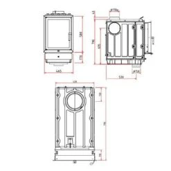 Kachelofeneinsatz Olsberg Profi K 12 | 12 KW 5 Kachelofeneinsatz Olsberg Profi K 12 | 12 KW -Angebote Morsø Store PROFI K 12 PROFI K KRISTALL 12 tehnical 900x900