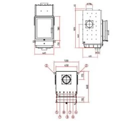 Kachelofeneinsatz Olsberg Profi W 7 | 12 KW 5 Kachelofeneinsatz Olsberg Profi W 7 | 12 KW -Angebote Morsø Store PROFI W 7 GL Front Profi K Kristall Front Profi K 900x900