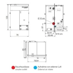 Pelletkessel Edilkamin Laguna2 P18 | 17,6 KW -Angebote Morsø Store Pelletkessel Edilkamin Laguna2 P18 skitze 900x900