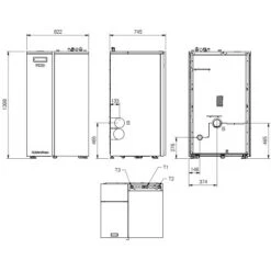 Pelletkessel La Nordica Extraflame PK20 | 20 KW 5 Pelletkessel La Nordica Extraflame PK20 | 20 KW -Angebote Morsø Store Pelletkessel La Nordica Extraflame PK20 skitze 900x900