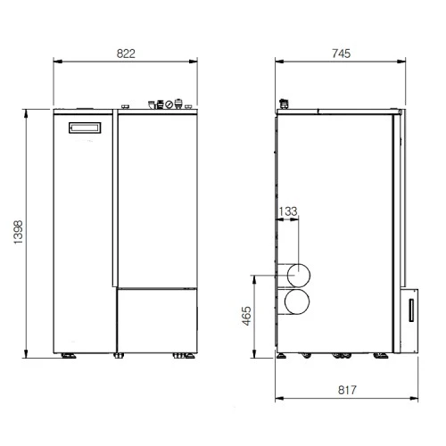 Pelletkessel La Nordica Extraflame PR 20 | 20 KW 3 Pelletkessel La Nordica Extraflame PR 20 | 20 KW – Bild 3