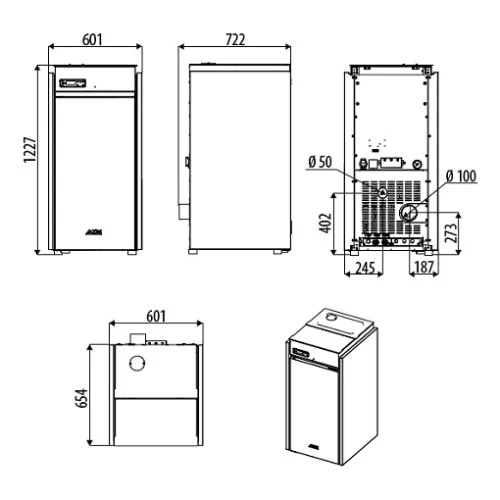 Pelletkessel MCZ Selecta 25 HQ S1 23,6 KW 4 Pelletkessel MCZ Selecta 25 HQ S1 23,6 KW – Bild 4