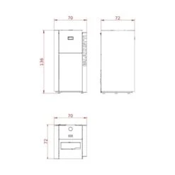 Pelletkessel Palazzetti KP 35 | 32 KW Wasserführend 5 Pelletkessel Palazzetti KP 35 | 32 KW Wasserführend -Angebote Morsø Store Pelletkessel Palazzetti KP skitze 900x900 3