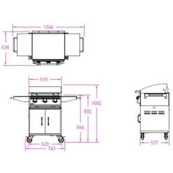 Gasgrill Bull BBQ Plancha Cart 7 Gasgrill Bull BBQ Plancha Cart -Angebote Morsø Store Plancha Cart Spec Sheet 900x900